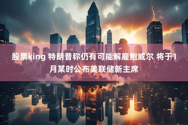 股票king 特朗普称仍有可能解雇鲍威尔 将于1月某时公布美联储新主席